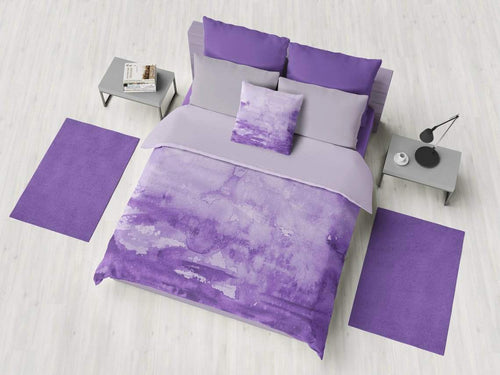 Purple Watercolor Duvet  Comforter - Maven Flair