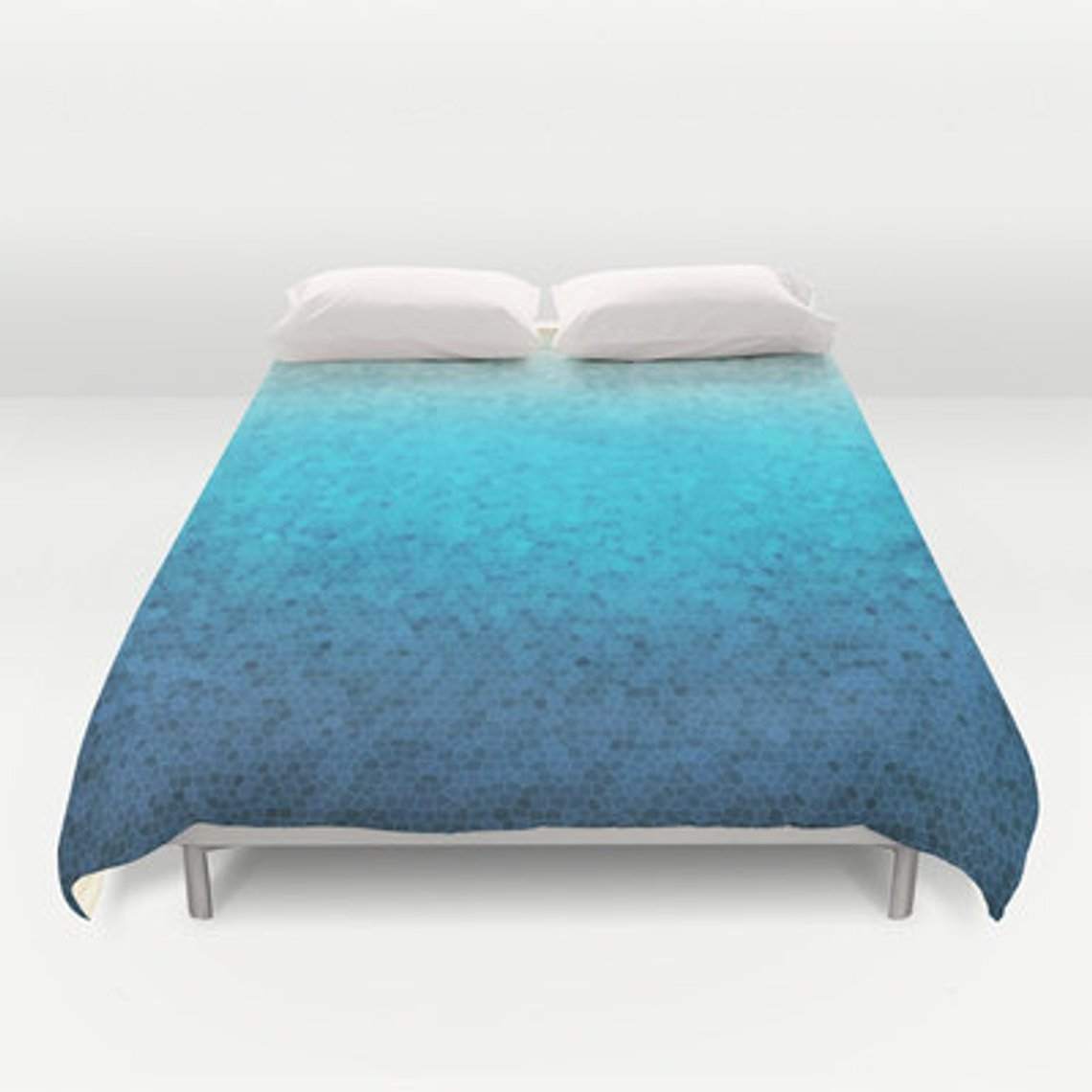 Sea Glass Beach DesignBlue Duvet Comforter - Maven Flair