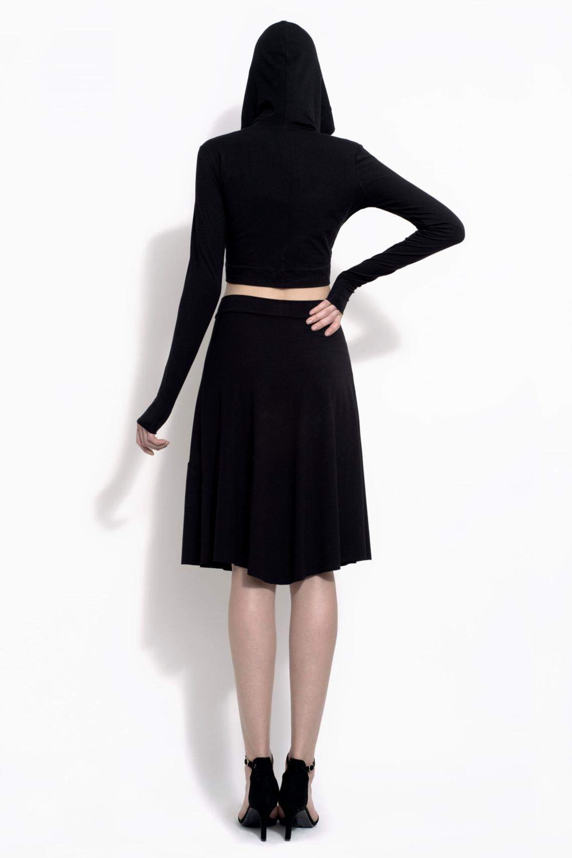 A-Line Stretch Bamboo Jersey Skirt - Maven Flair