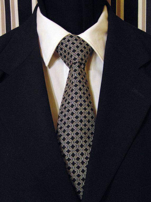 Black White Necktie - Maven Flair