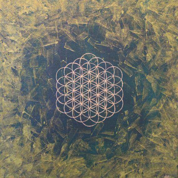 Green Universe: Connect with Nature - Fine Art Print Sacred Geometry - Maven Flair