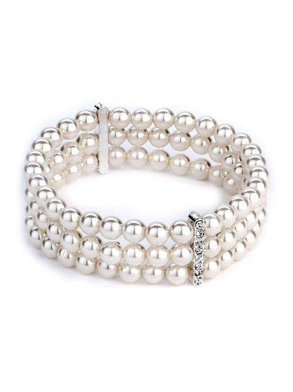 3 strand pearl bracelet Clearance
