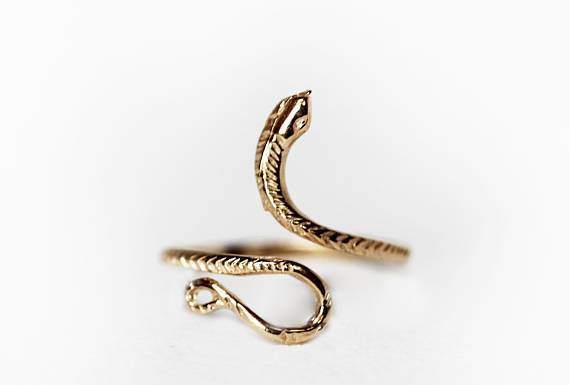 Adjustable Gold Snake Ring - Maven Flair