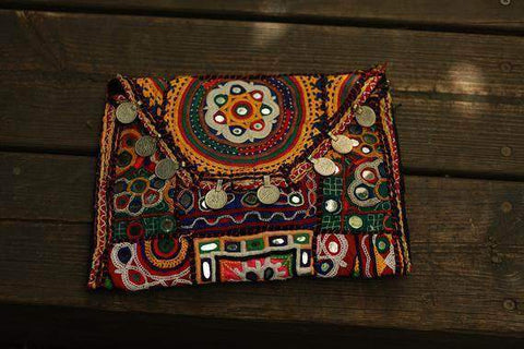 Bohemian Vintage Crossbody One Piece Handbag