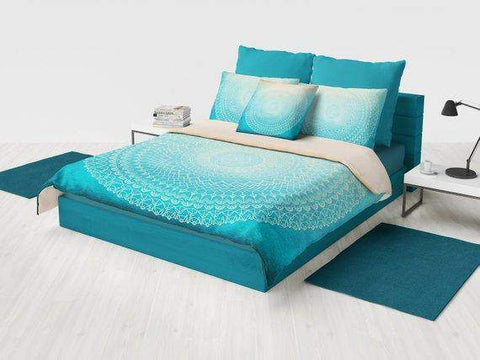Sea Glass Beach DesignBlue Duvet Comforter