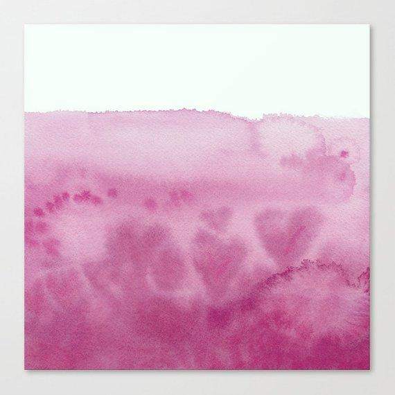 Pink Watercolor Comforter - Maven Flair