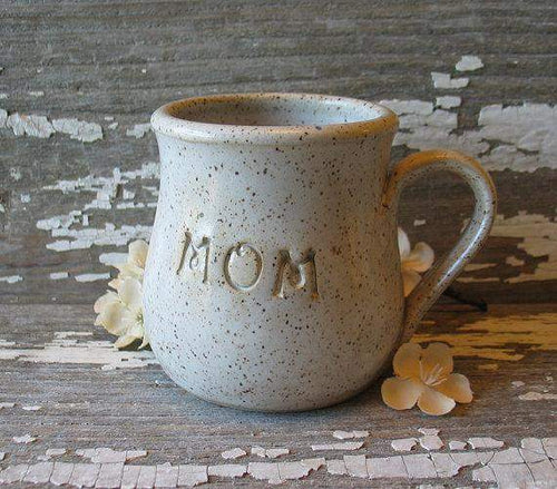 Mom Vanilla White Pottery Mug - Maven Flair