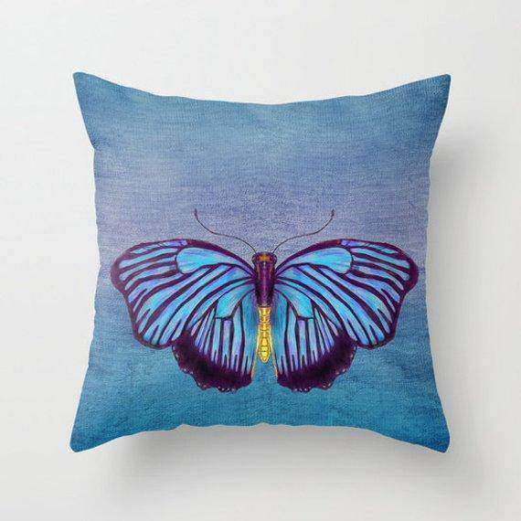 Blue Butterfly Duvet Cover and Comforter - Maven Flair