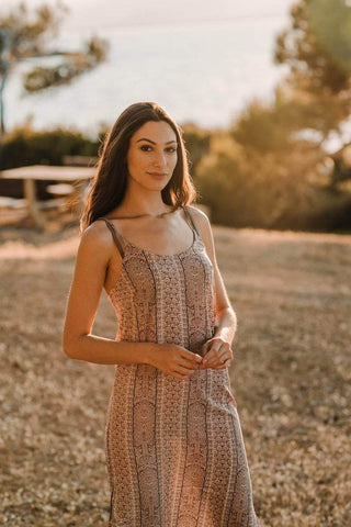 spell jasmine strappy maxi cream