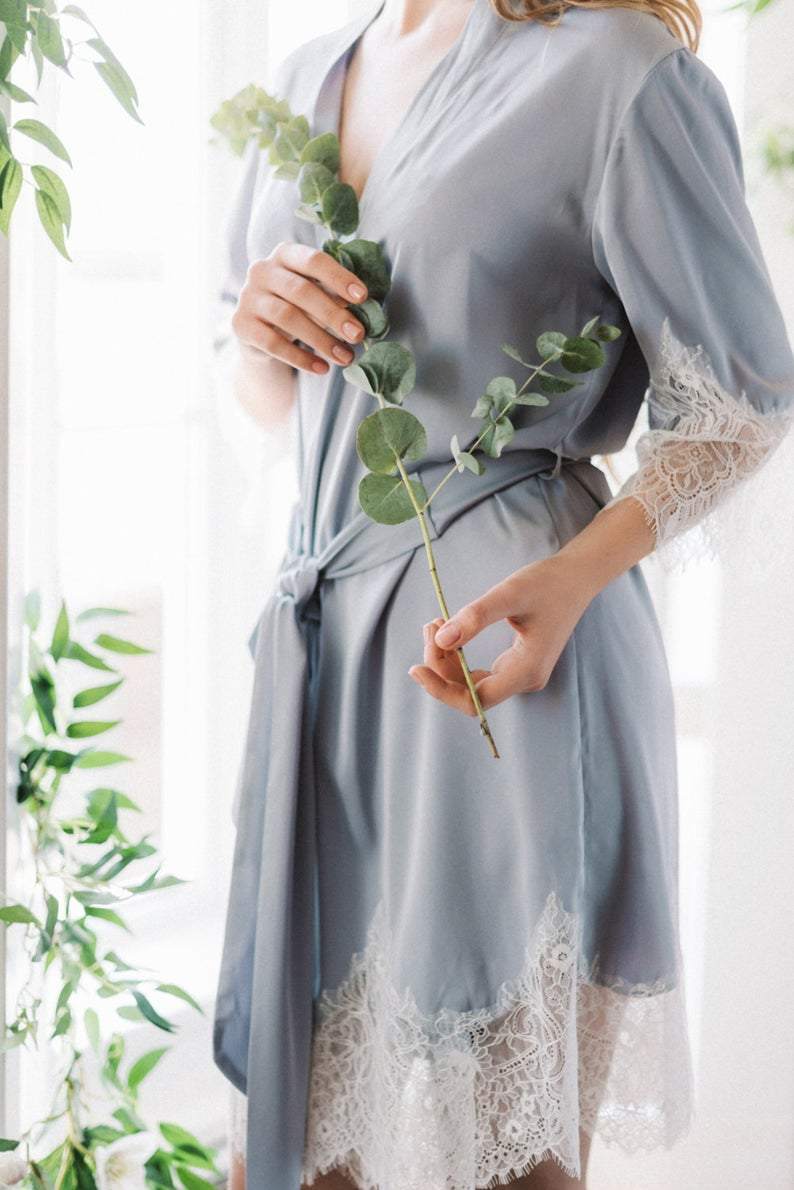 Kimono Wedding Robe - Maven Flair