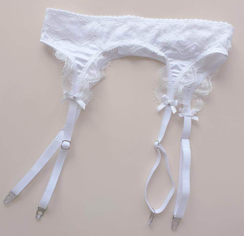 Bridal White Lace Lingerie Set - Maven Flair