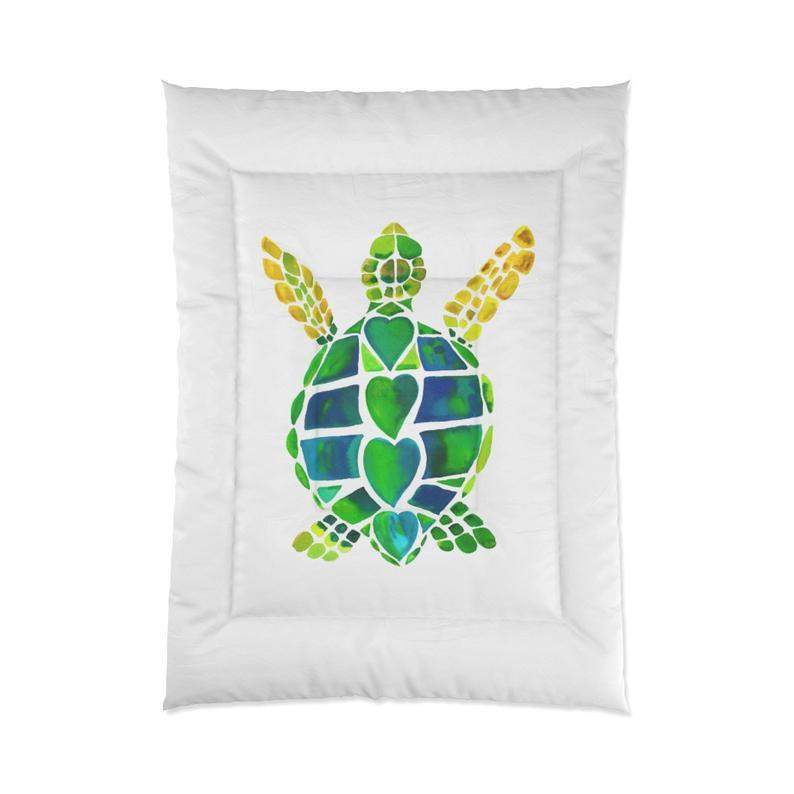 Sea Turtle Love Comforter - Maven Flair
