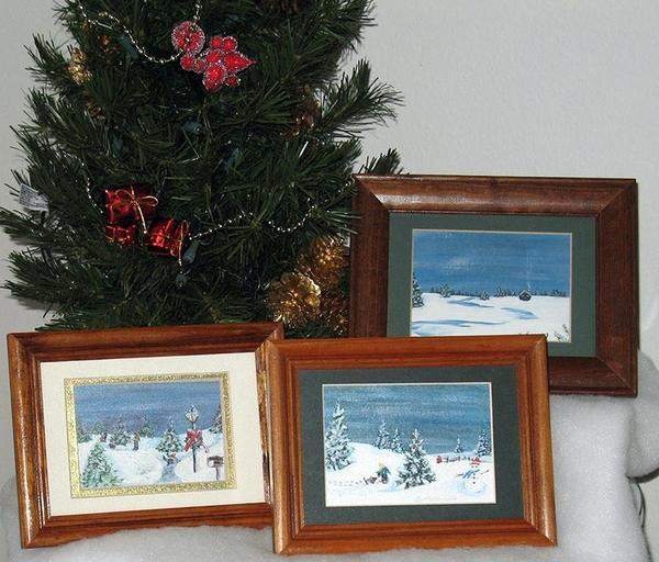 Winter Miniature Print - Winter Moose - Natural Artist - Maven Flair